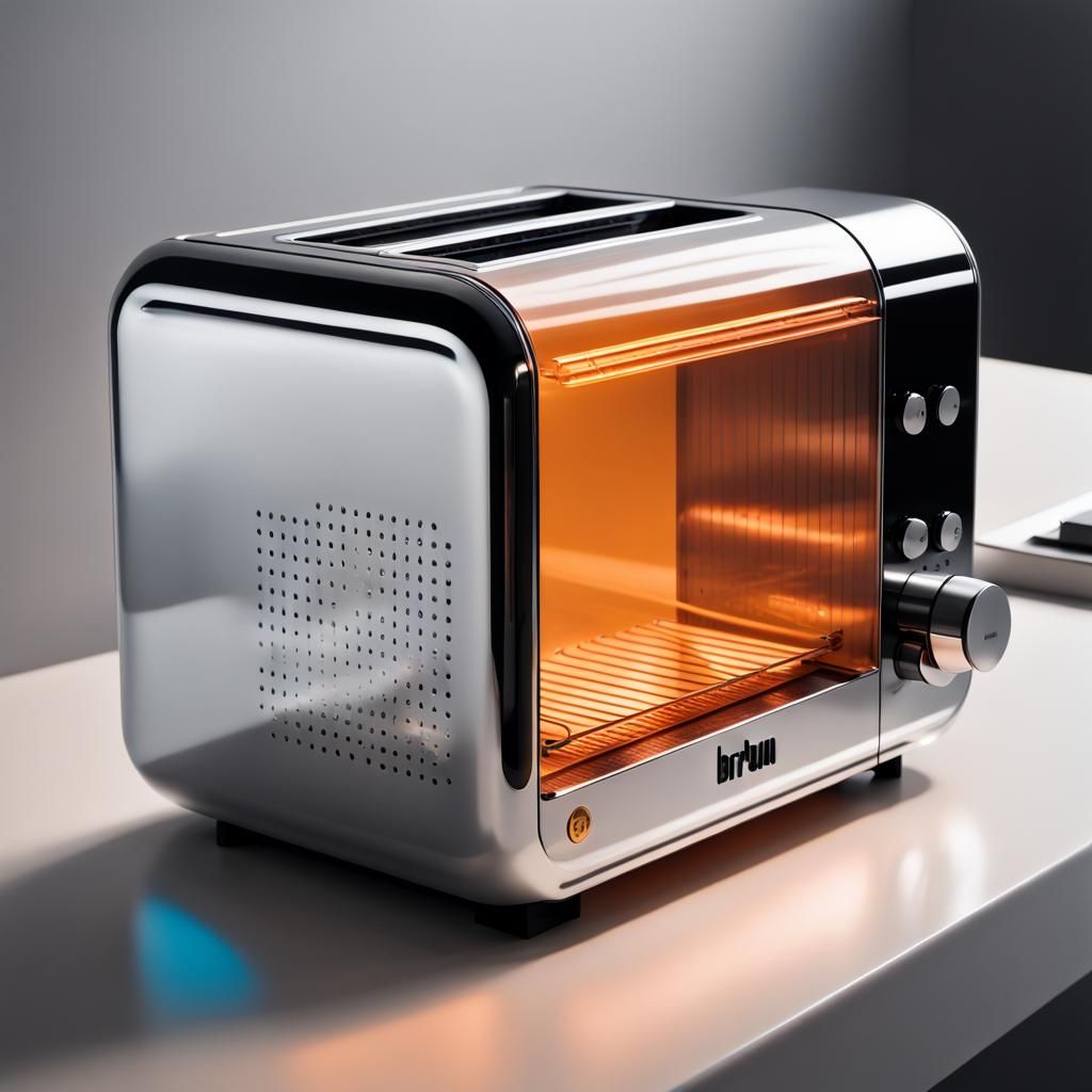 Translucent Toaster by Braun: Hyperrealistic Unreal Engine R...