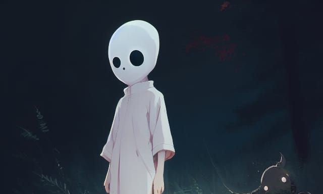 Anime Ghost Boy by Studio Ghibli, 8K
