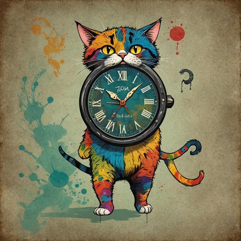 Tom the Time Cat: A Colorful Fantasy