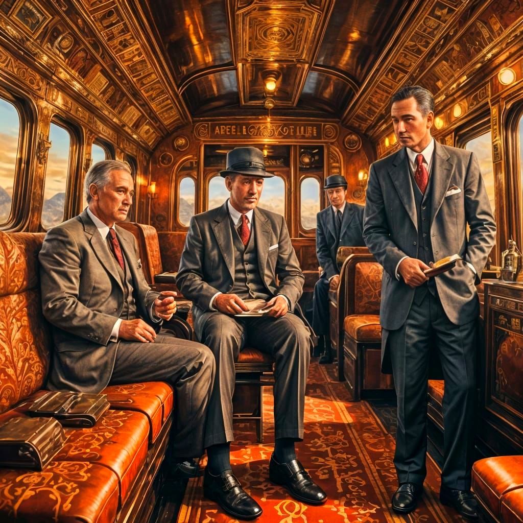 Detectives on the Orient Express: Anguish in Oil Paint