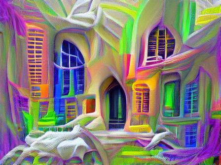 Opaque Glass Architecture with Unconventional Design