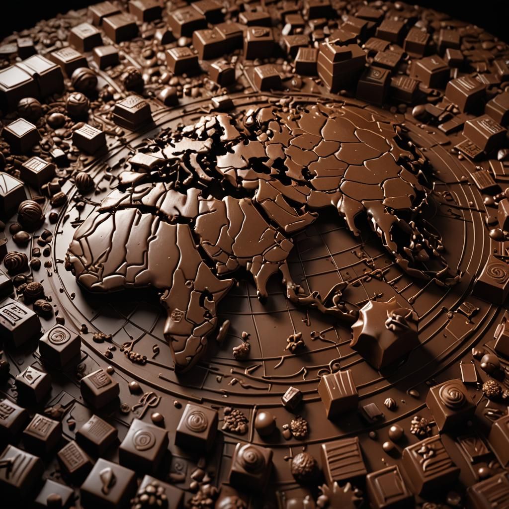 Ultra Realistic Chocolate World in Hyper Resolution