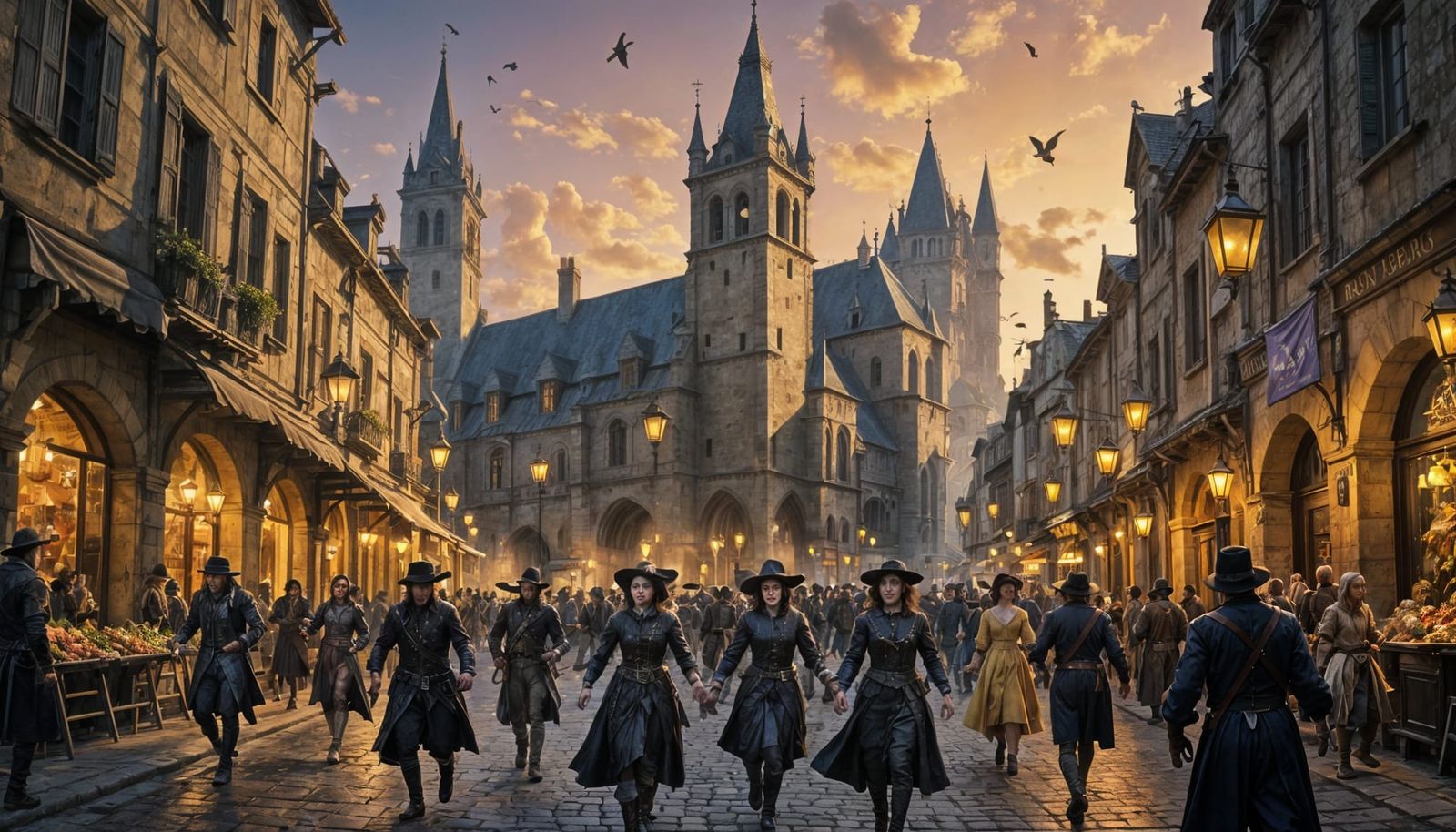 Fleeing the Market: 17th Century Dark Fantasy