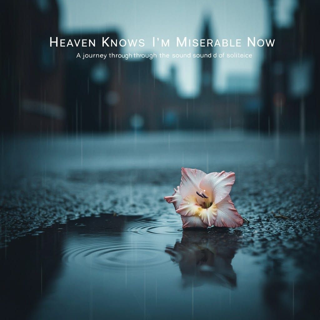 Melancholy Gladiolus on Rainy Manchester Street