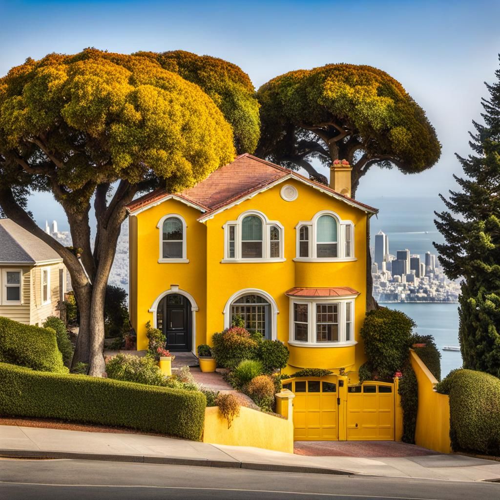 San Francisco House with Fairytale Atmosphere