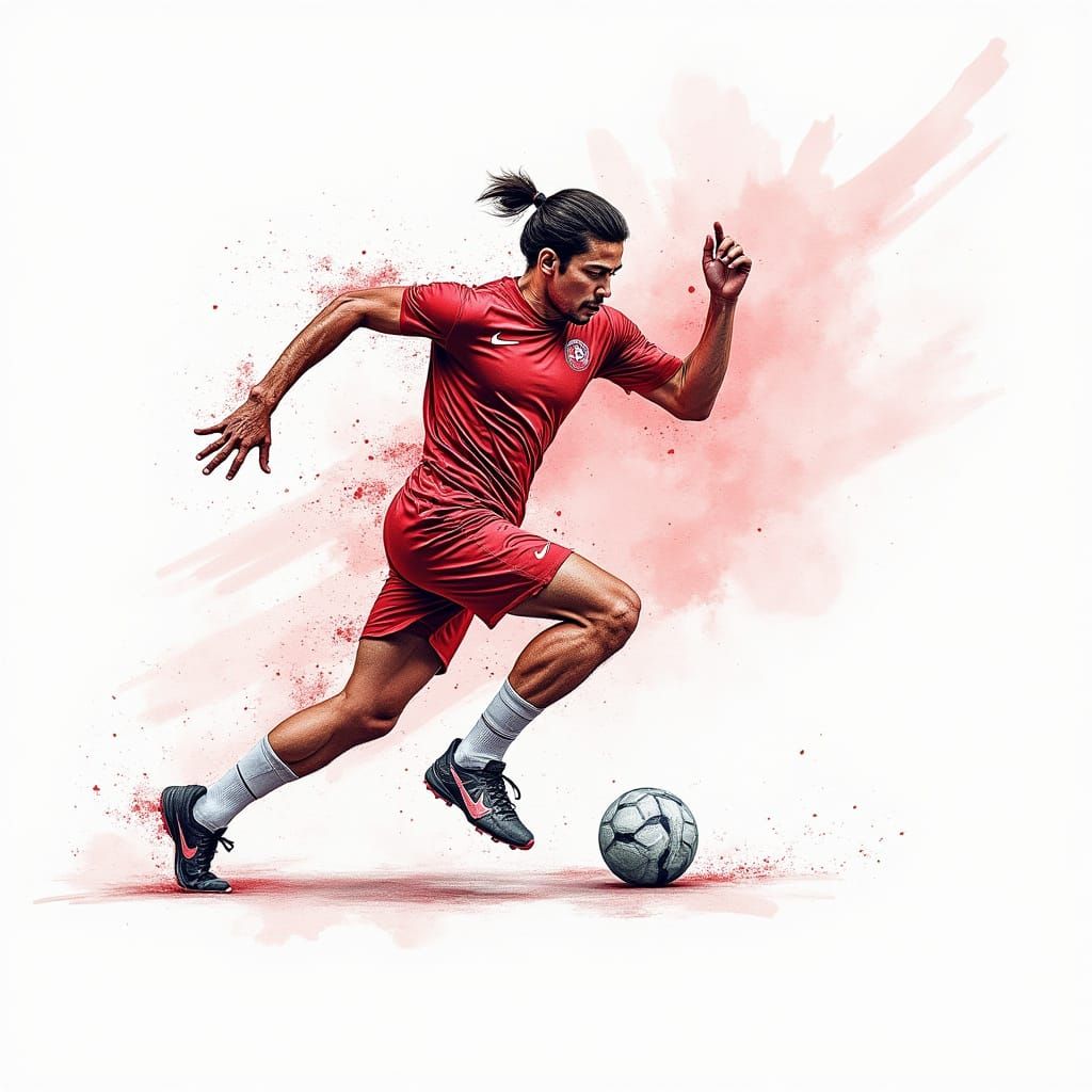 Vibrant Sports Day in Dynamic Illustration Style