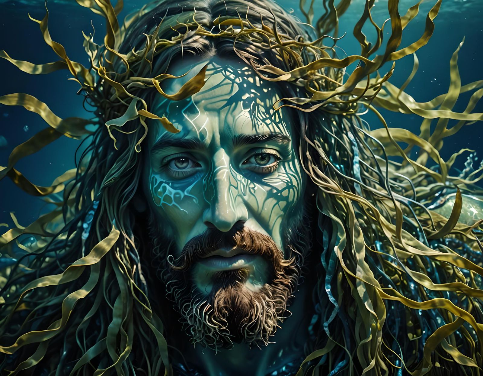 Deep Sea Christ: An AI Interpretation