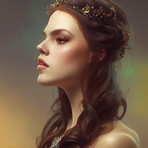 Hyperdetailed Prom Queen Portrait in Dynamic Lighting