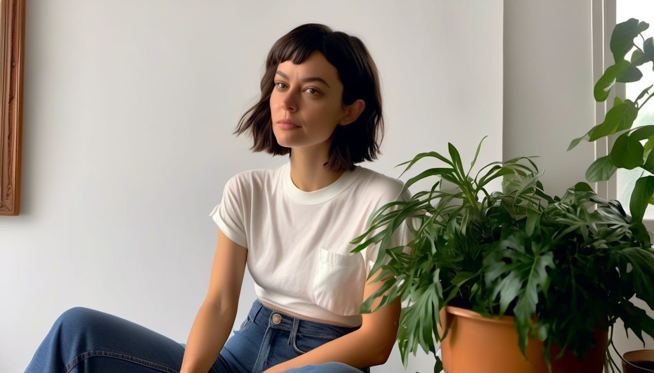 Meg Myers Portrait in Cozy Home