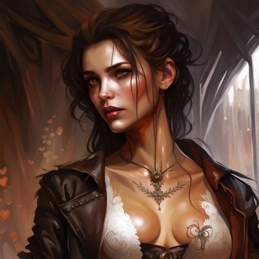 Beautiful Girl with Stunning Features