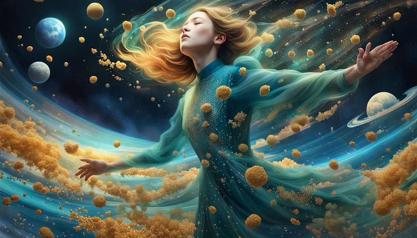 Walking in Space: A Surreal Octane Render