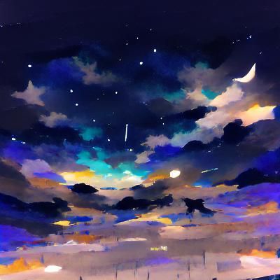 Beautiful Starry Night Sky