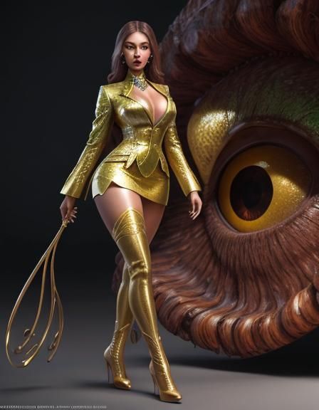 Brazilian Billionaire Girl in Fantasycore Style