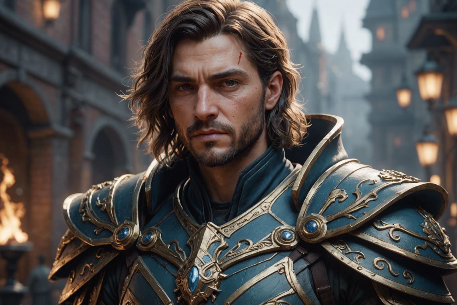 Fantasy Character Design in Hyperrealistic Digital Painting