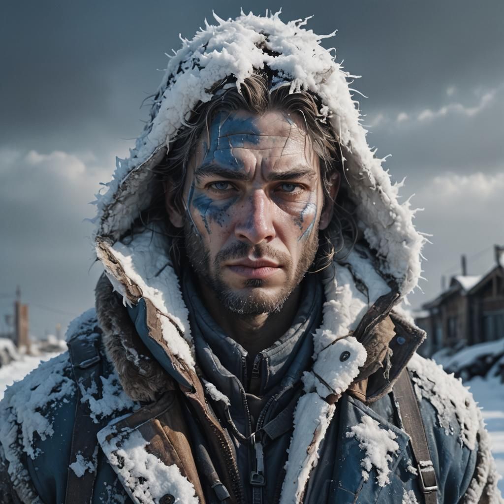 Surreal Winter Survivor Steals Gaze with Radiant Coat