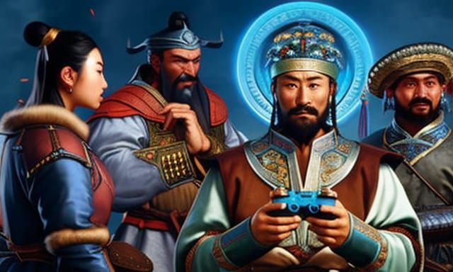 Genghis Khan Reveals PlayStation in Renaissance Painting