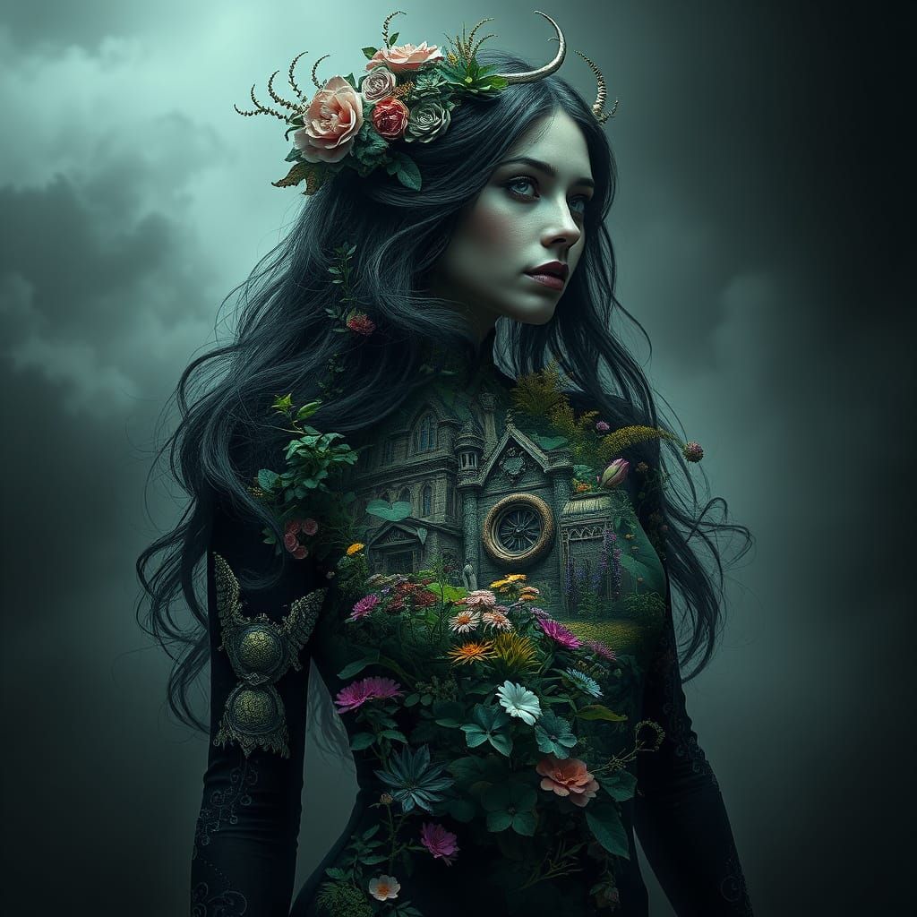 Goth Lady Unveils Hidden Gardens Within