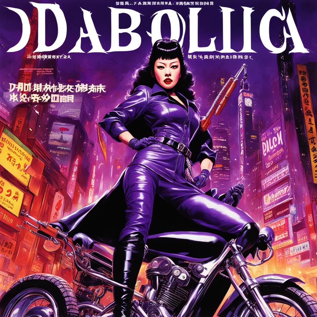 Diabolica Magazine Cover: Terminatrix Nurse in Tokyo