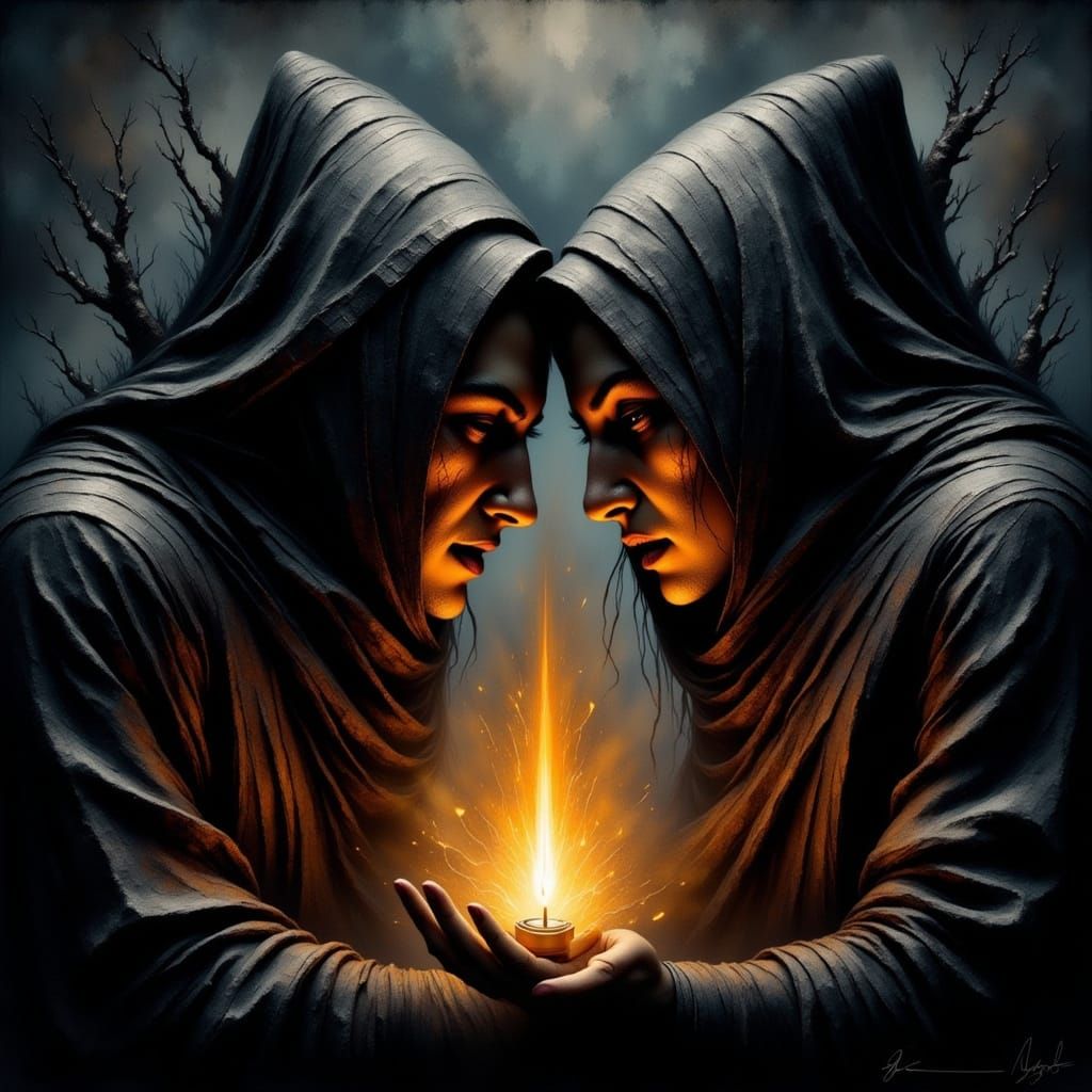Mysterious Figures Engage in a Tense, Whispers-only Conversa...