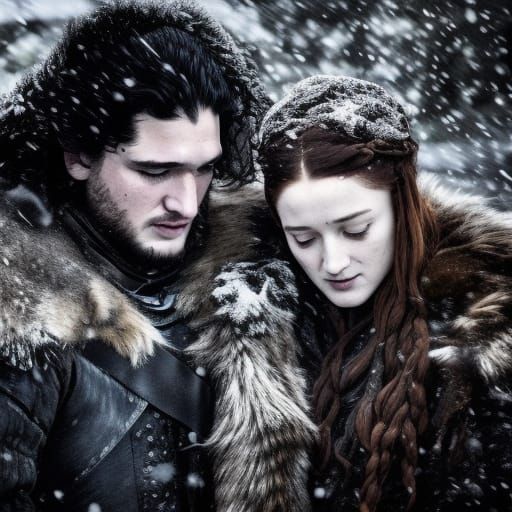 Jon Snow and Sansa Stark: A Loving Portrait