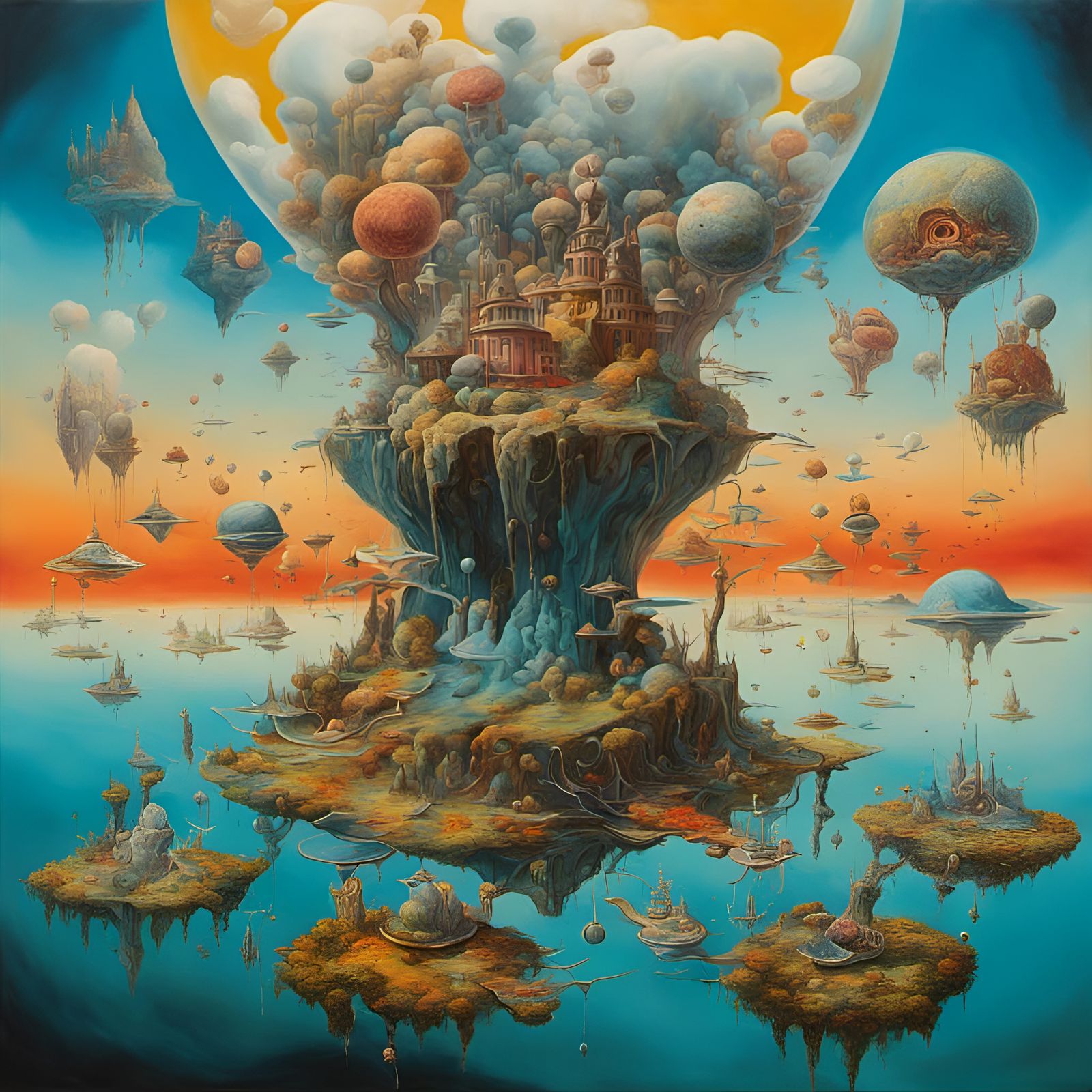 Floating islands, bizarre creatures, and distorted perspecti...