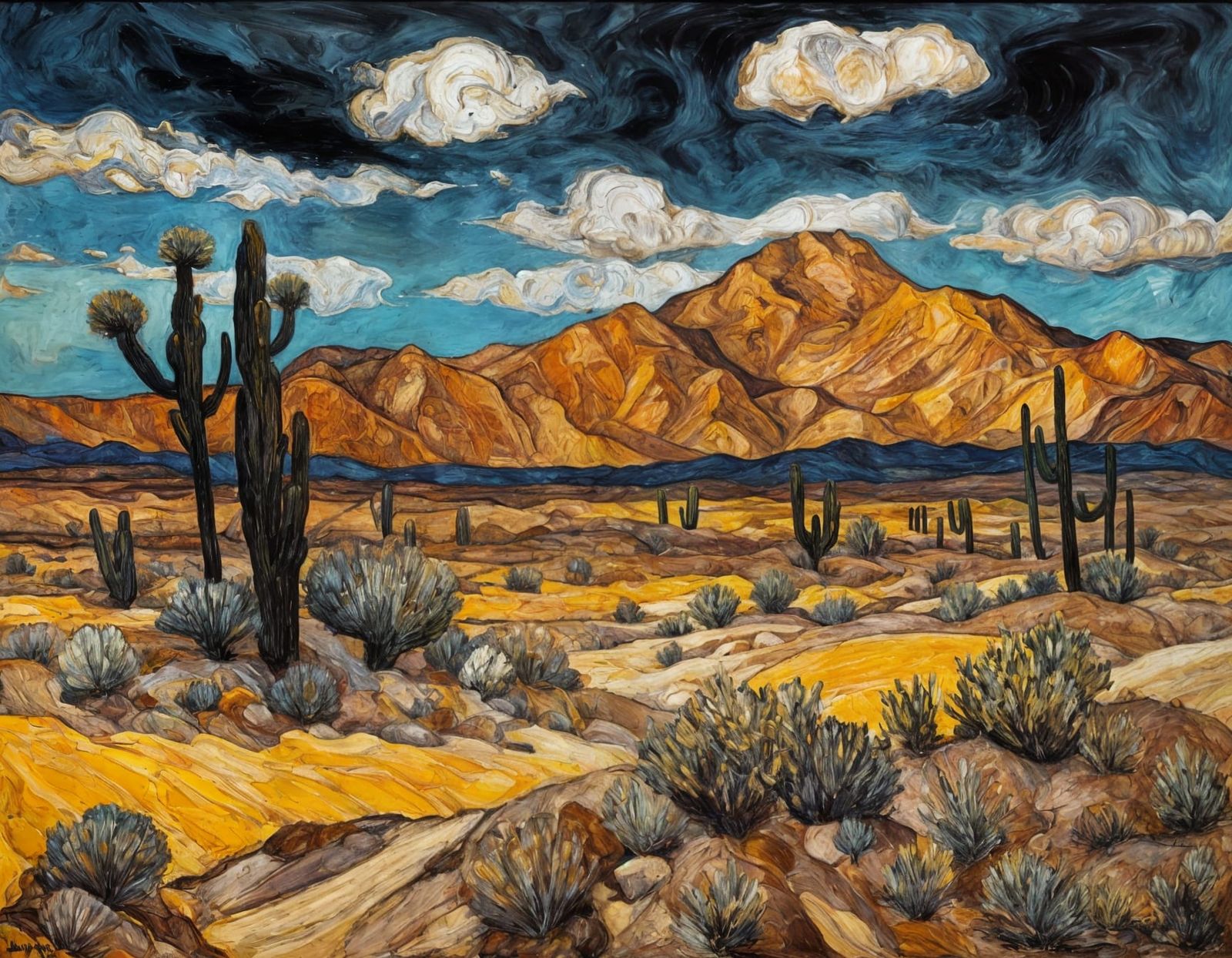 Desert and mountain (4 likes)