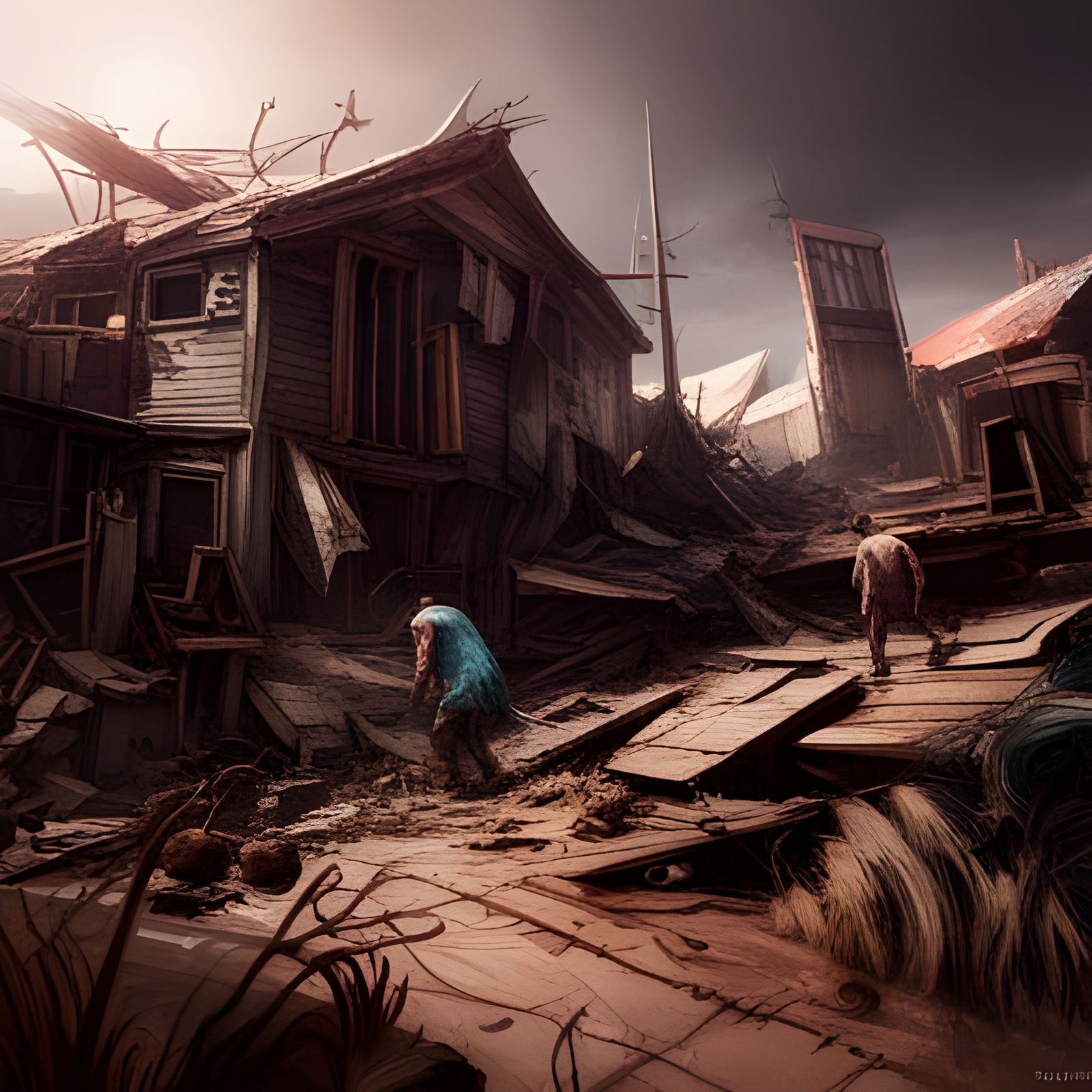 Sinister Post-Apocalyptic World Ruined by Elder God