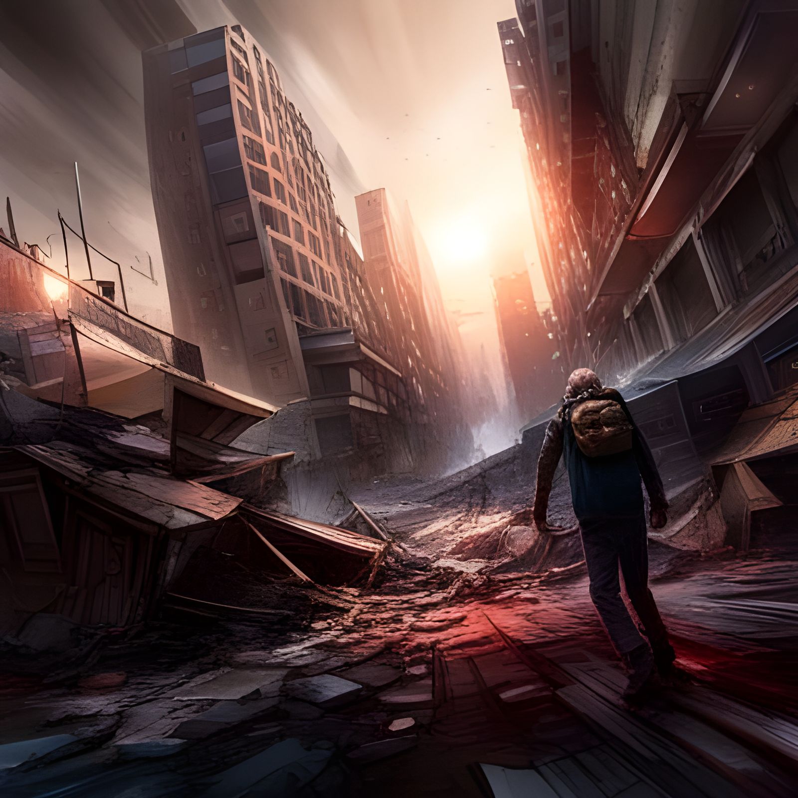 Dark Post-Apocalyptic World Ruined by Elder God