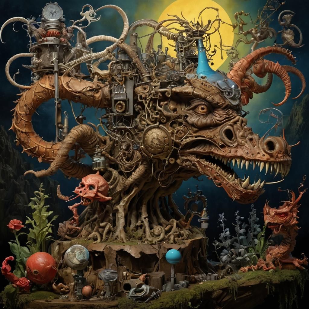 Surreal Hyperrealistic Celebration of a Subhuman Existence