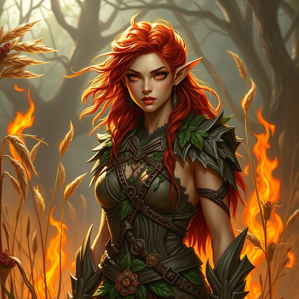 Enchanted Woodland Warrior in Summer Splendor