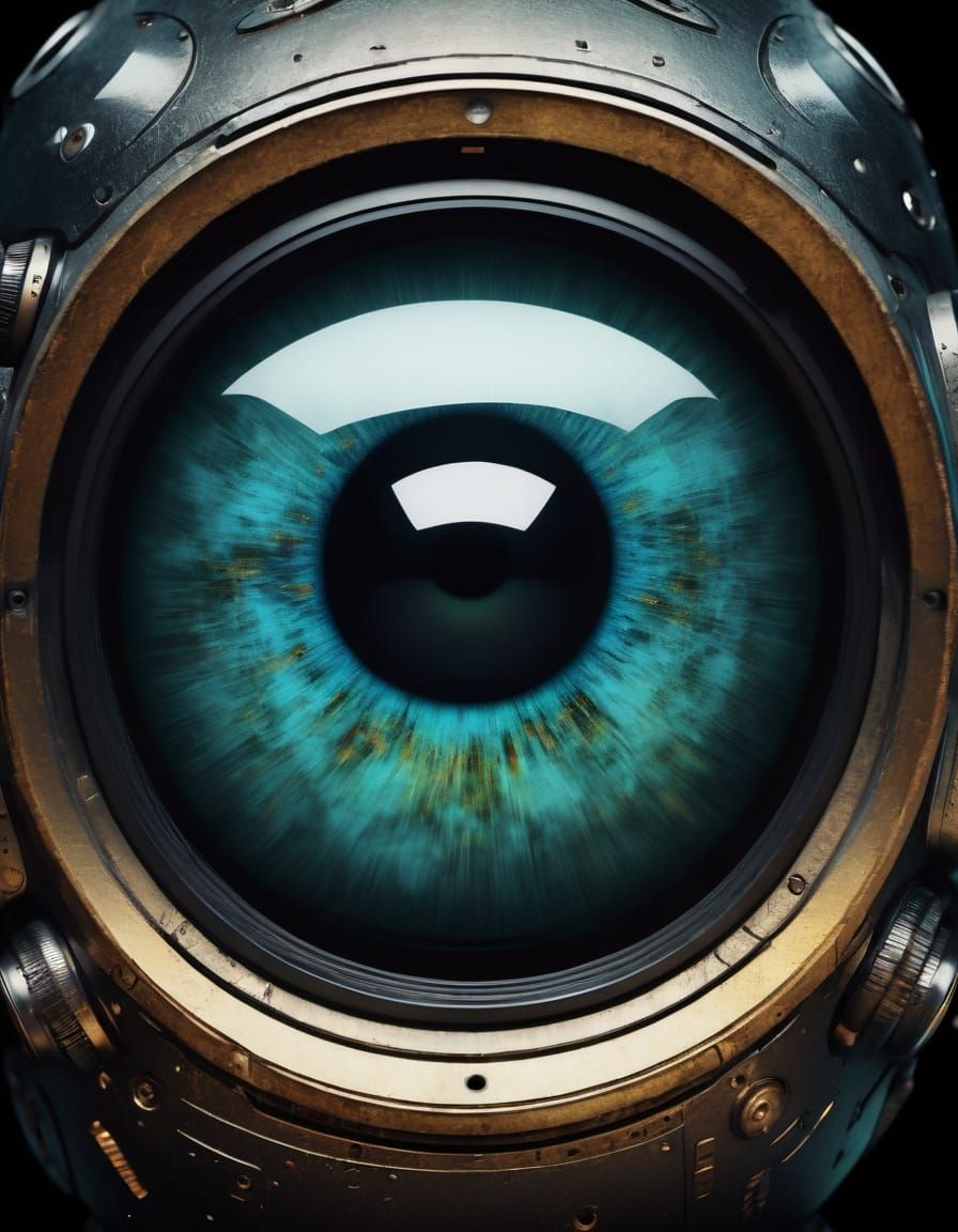 Android Child Portrait in Impressionist Style