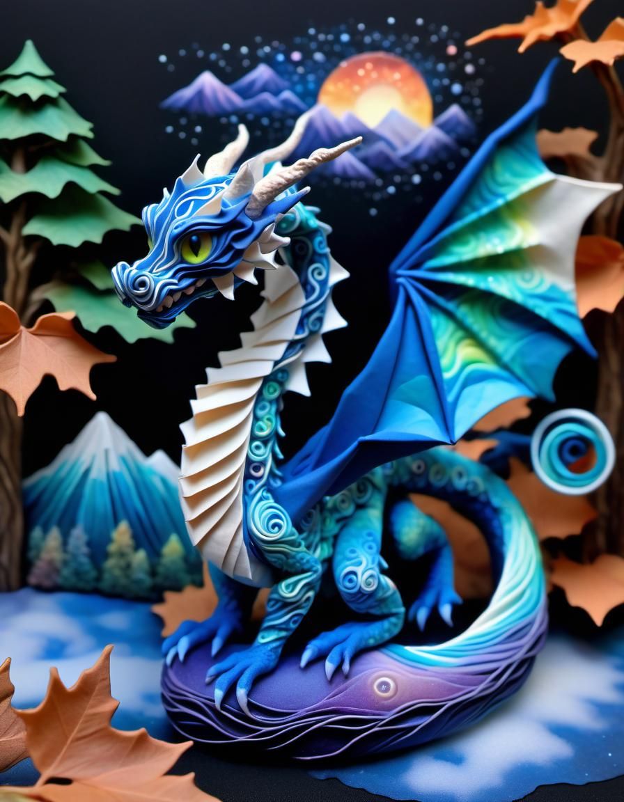 Mixed Media Dragon 2