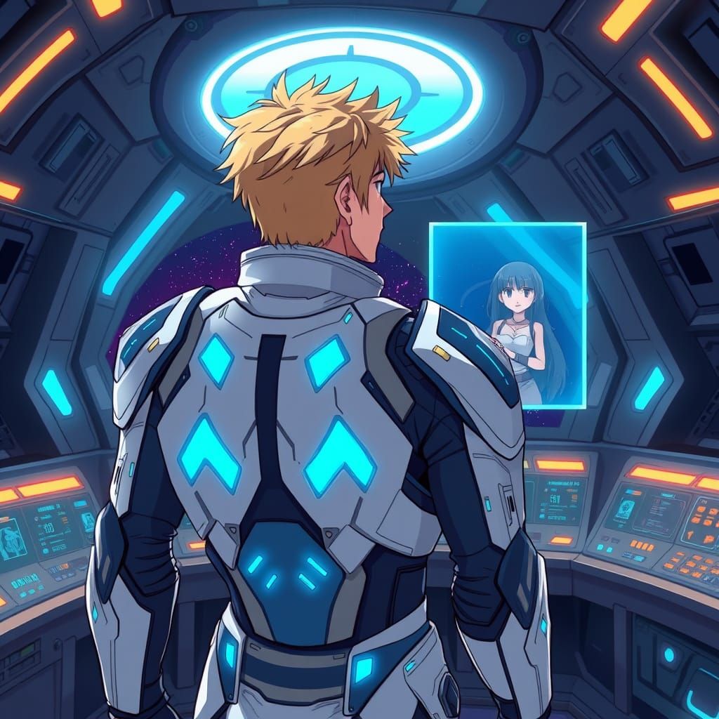 Heroic Space Captain Watches Over Distant Friend in Cinemati...