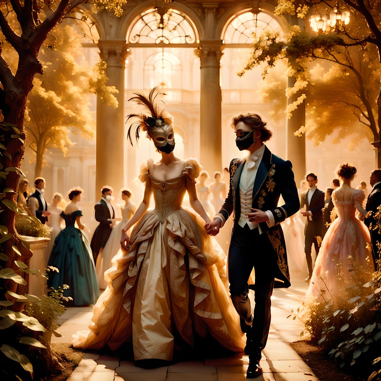 Moondust Masquerade: An AI Interpretation