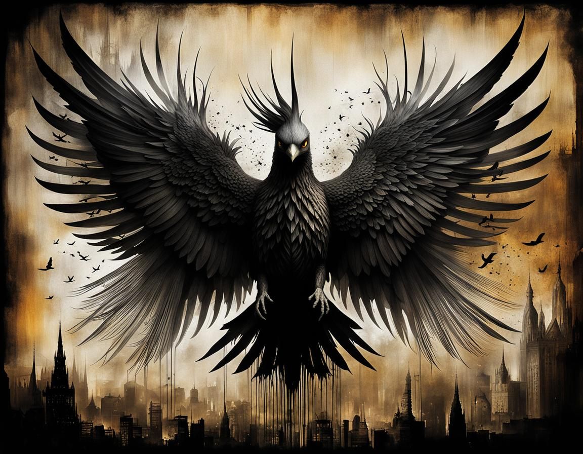 Infernal Phoenix Flight in Volcanic Hyperspace