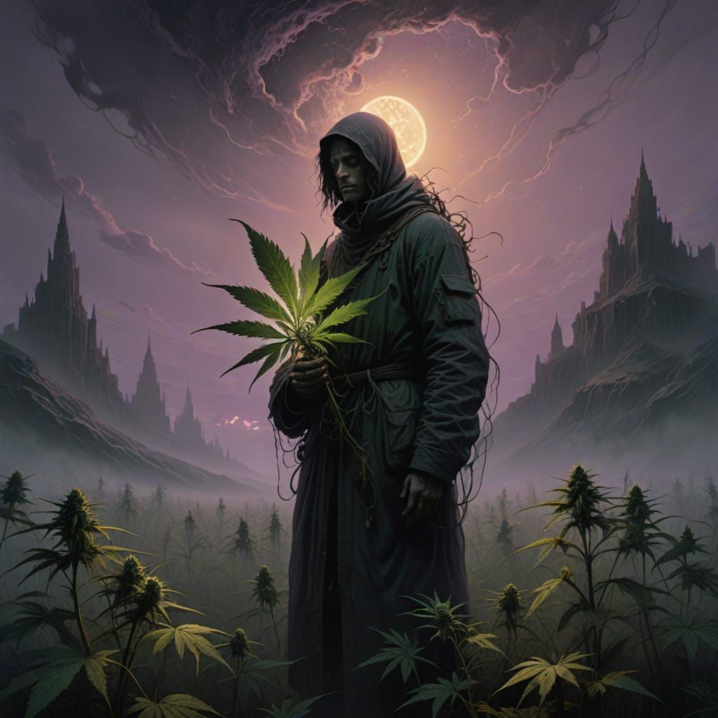 Ethereal Embrace of the Mystic Plant