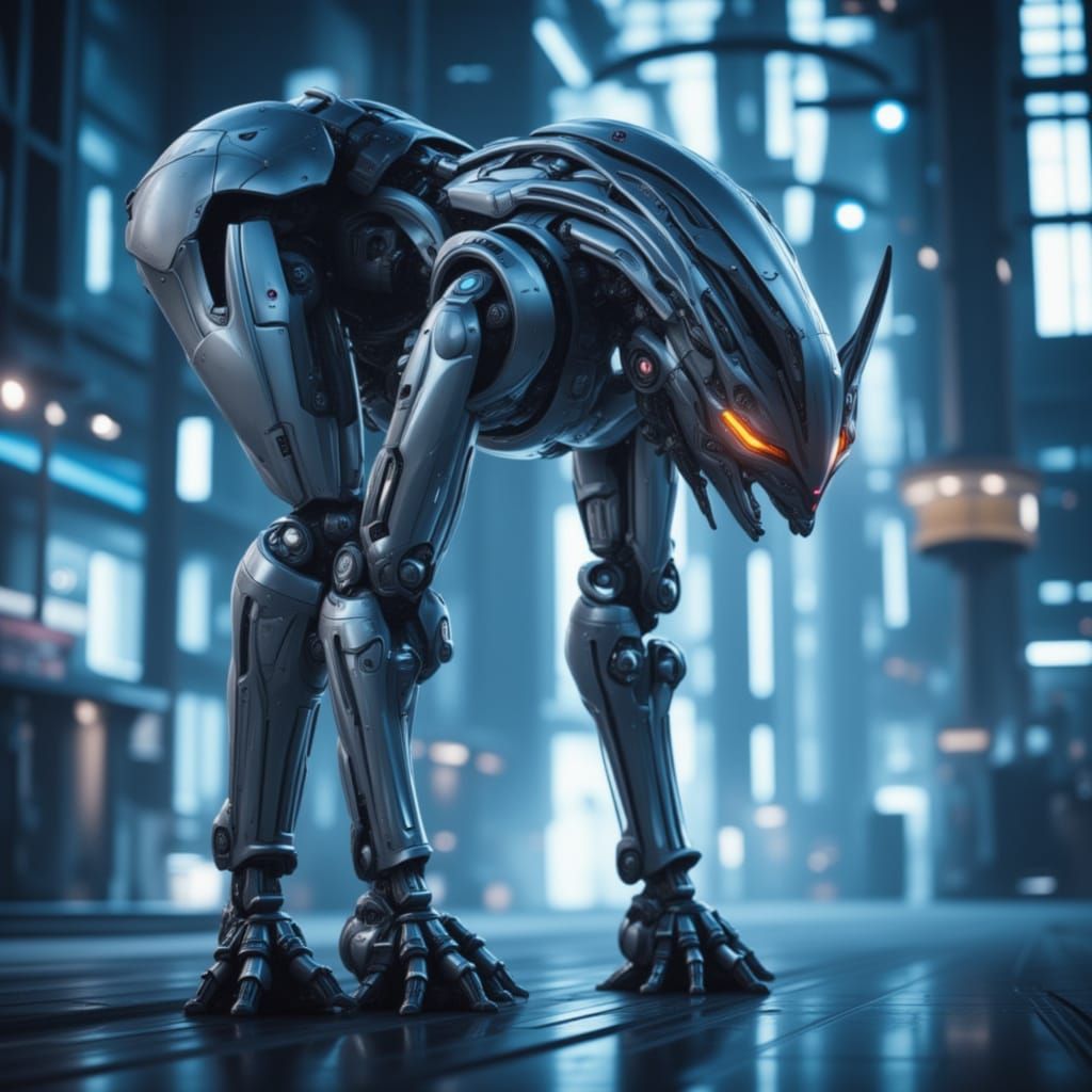 Titanium Robot with Hidden Vulnerability