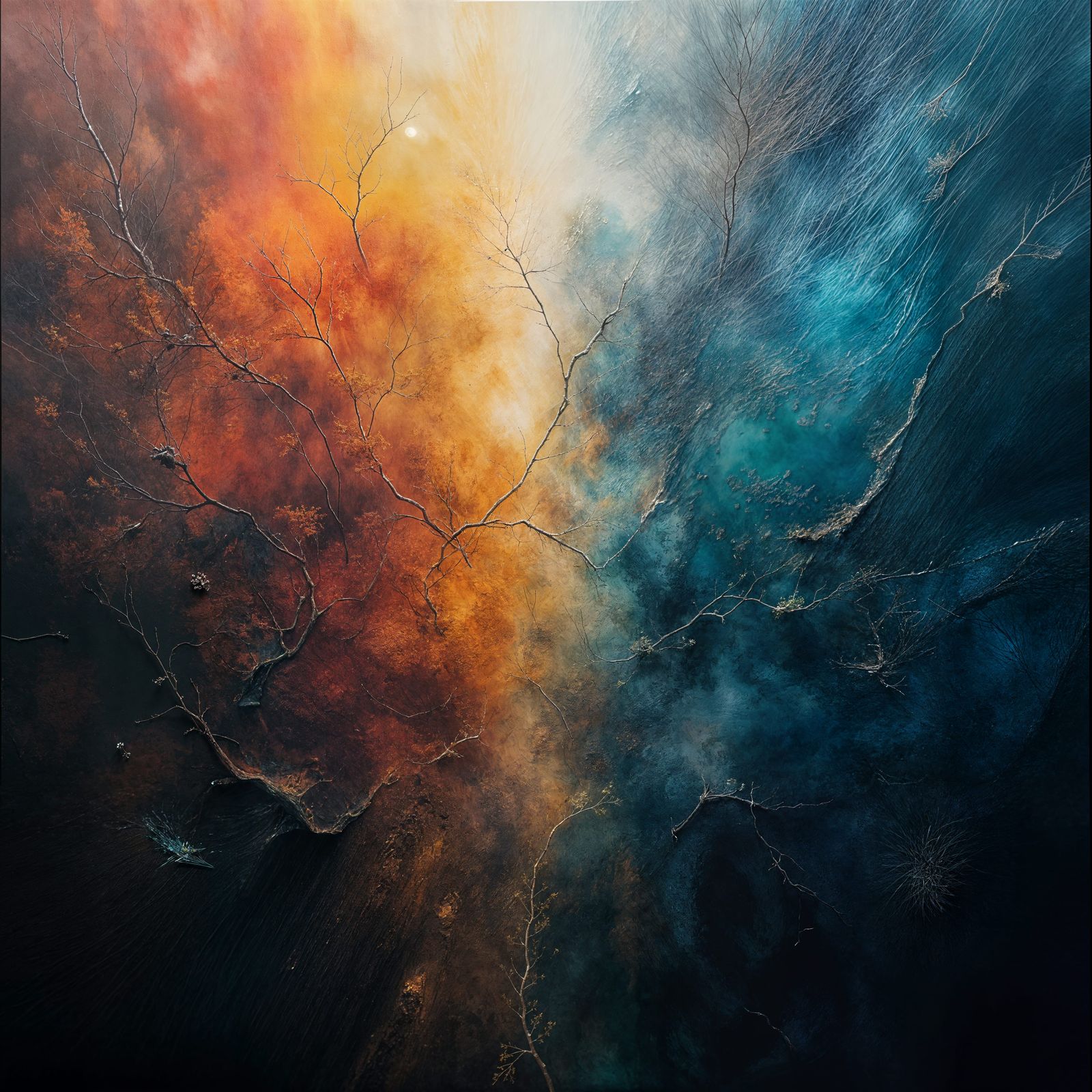 Ethereal Landscape Abstract Art