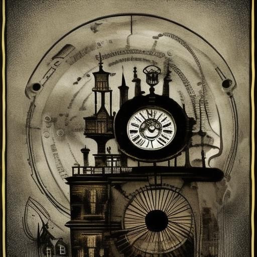 Nightmarish Evil Clock