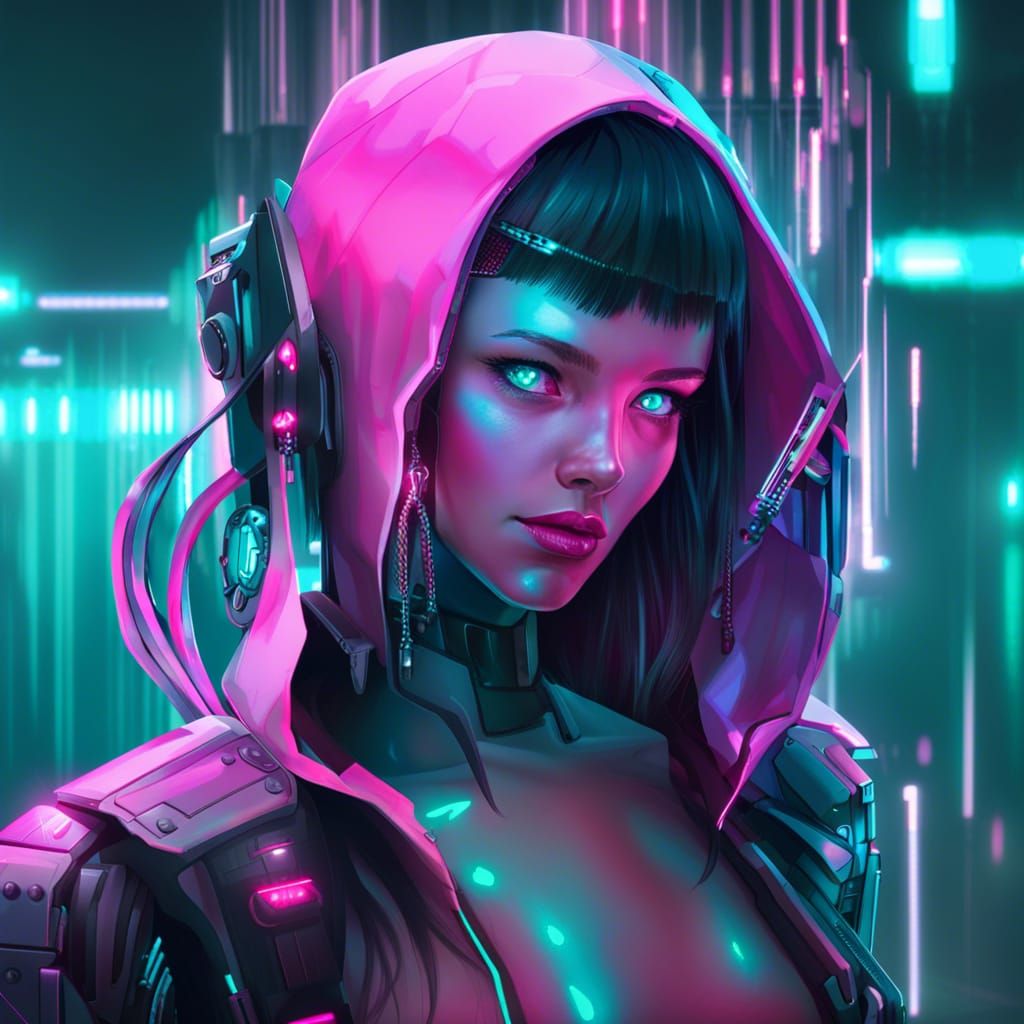Cyberpunk Android Hacking the Mainframe