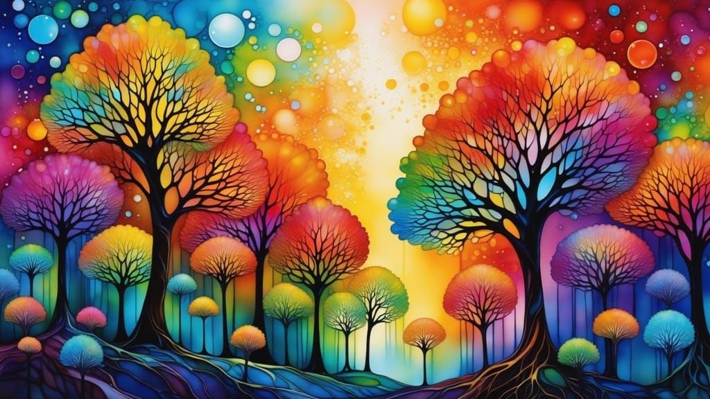 Mathematical Limit in Multicolored Paint Flows