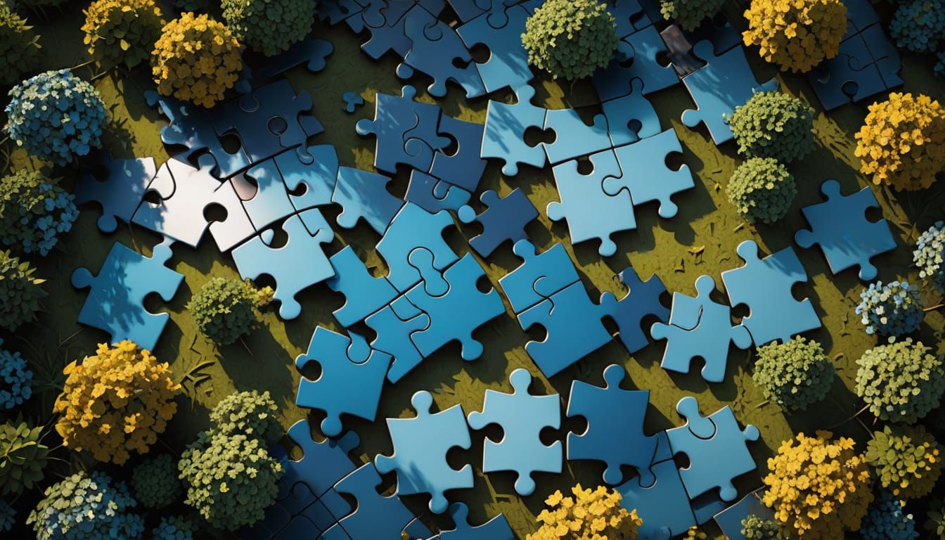 Vast Jigsaw Puzzle Landscape Concept Art