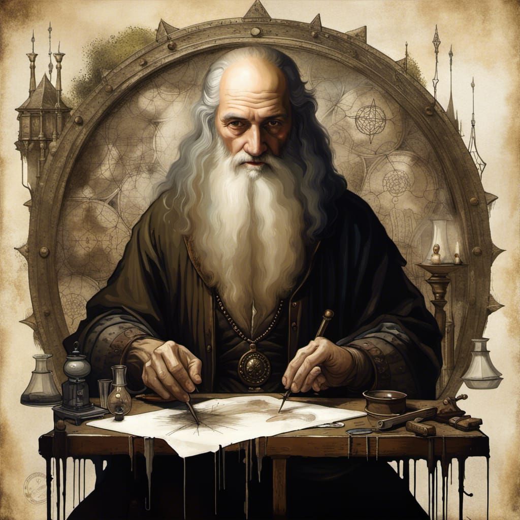 Leonardo da Vinci as Medieval Alchemist