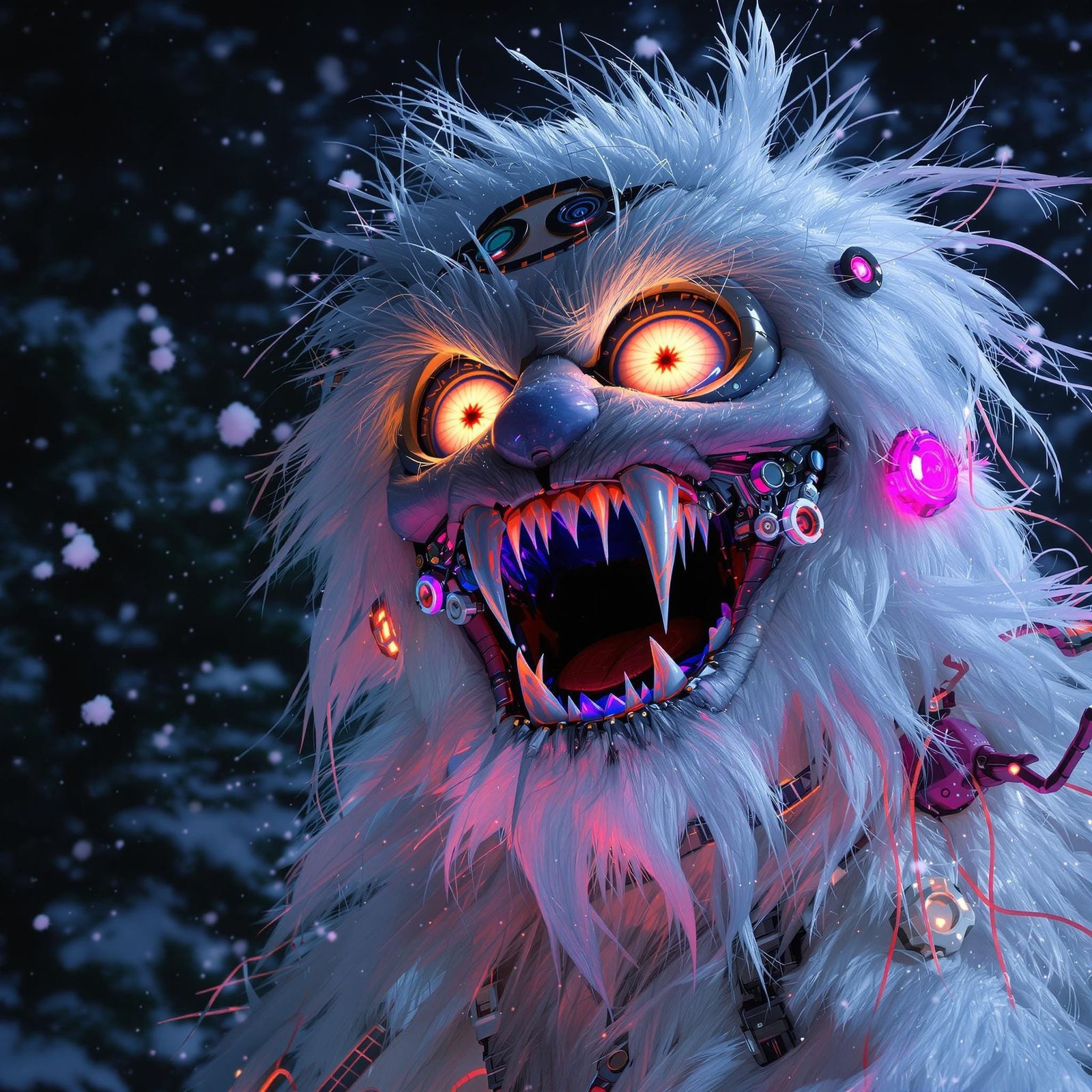 Psychotically Crazed Cybernetic Vampire Snow Muppet