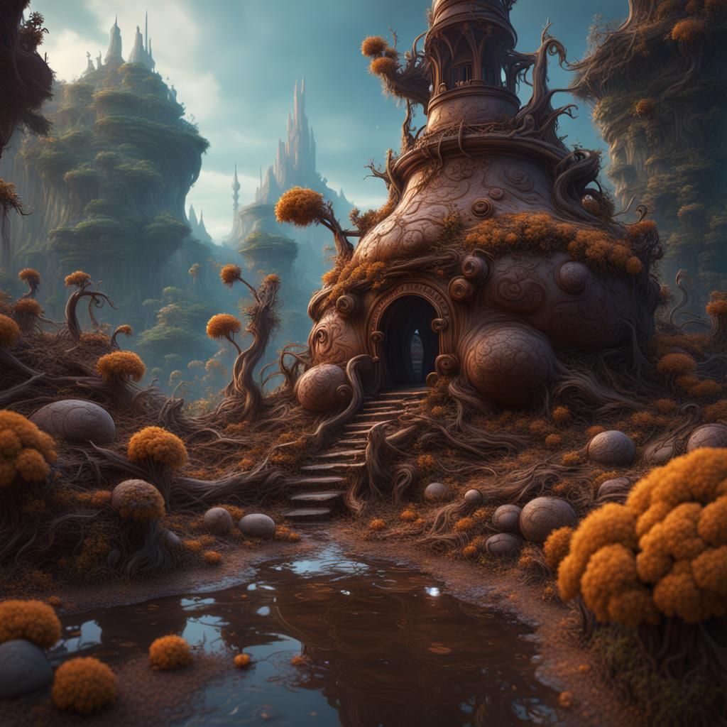 Fantastical Poop Concept Art in Unreal Engine 5