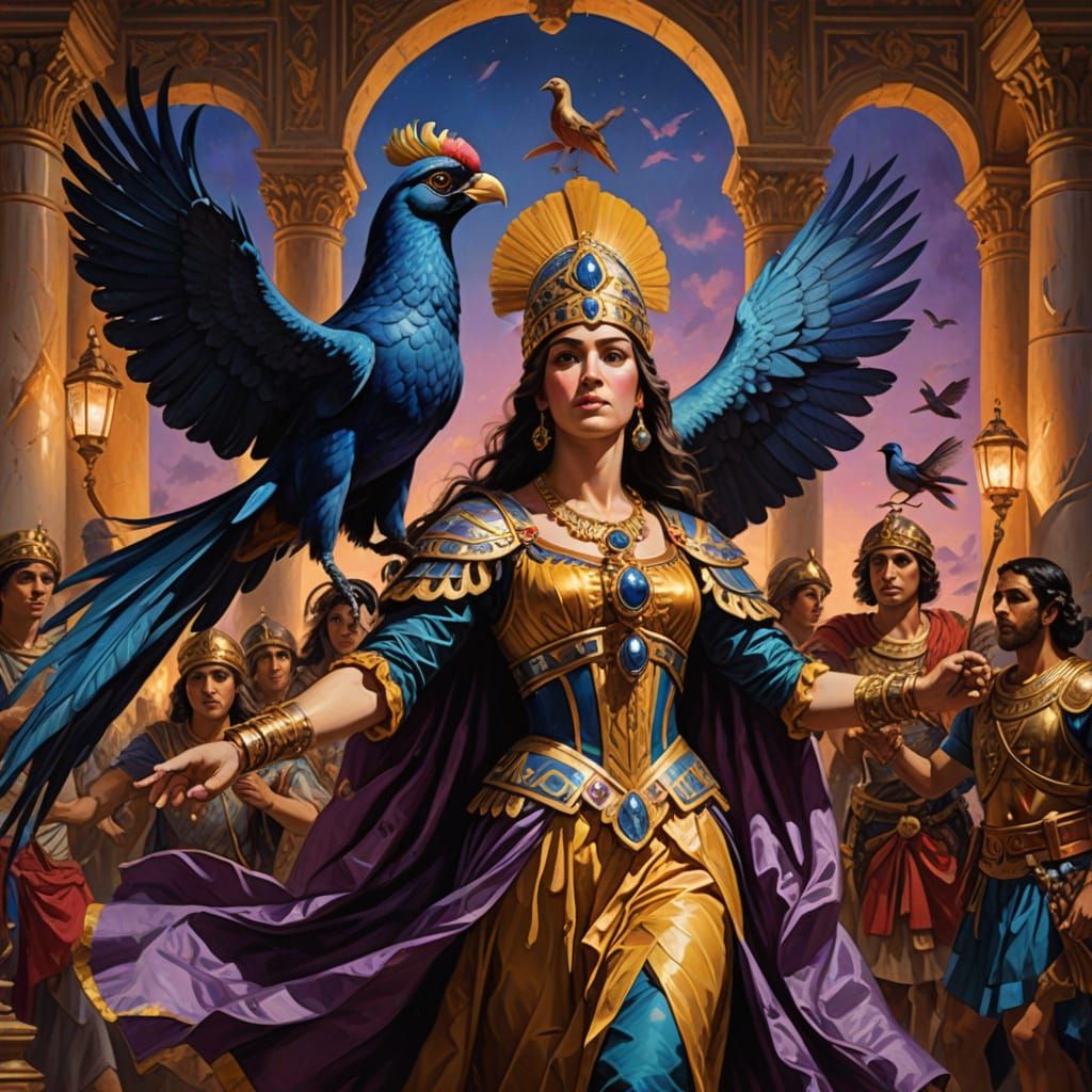 Just a Fantasy: The Wizard Rooster Transforms Cleopatra