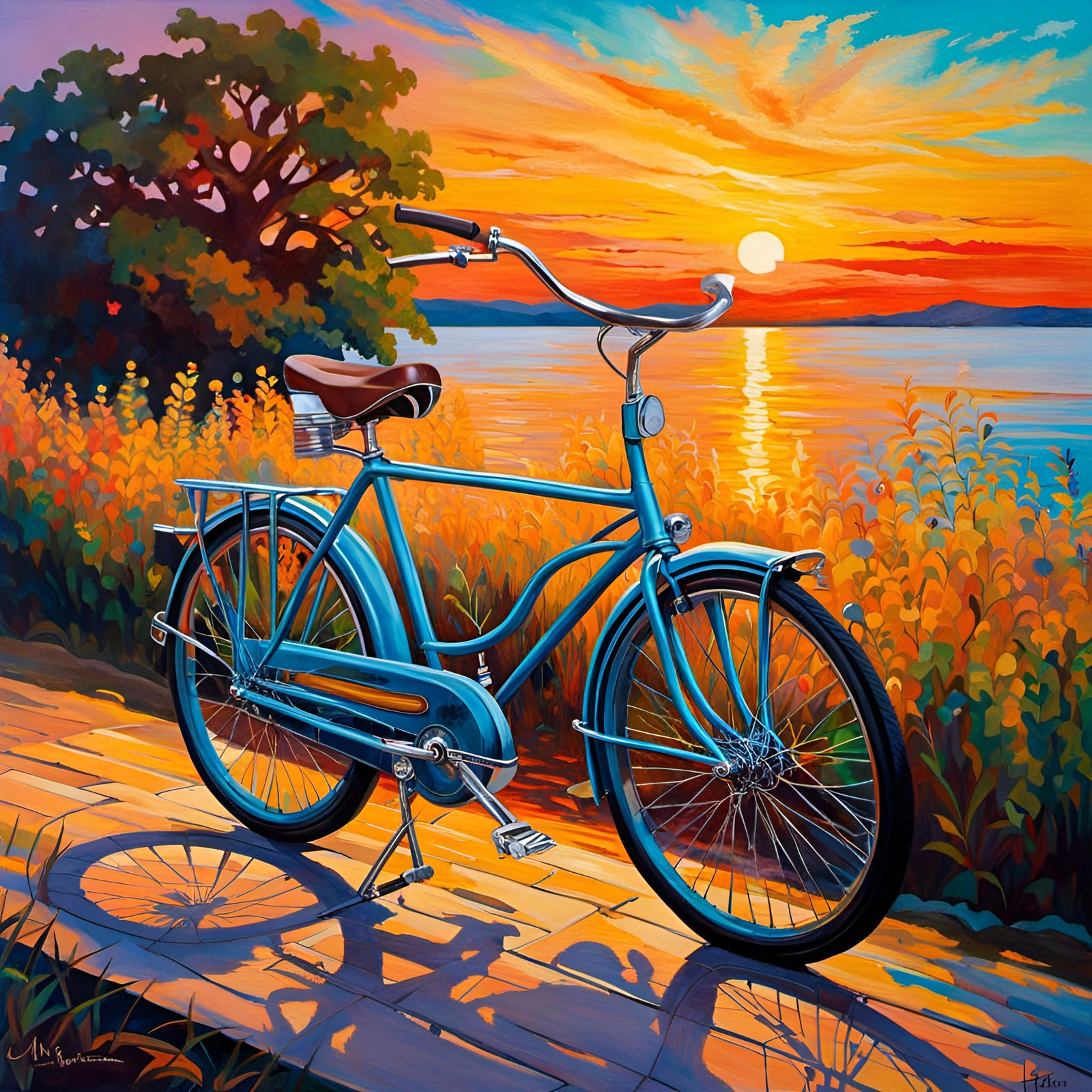 Bicyclette bleue