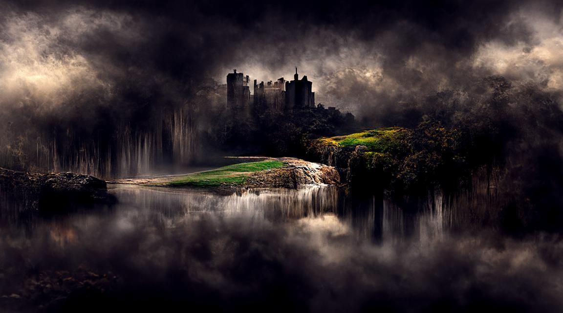 Windsor Castle: A Dark Fantasy Landscape