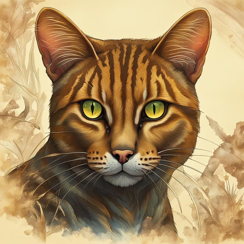 Exoplanet Cats: Speculative Xenobiology Concept Art