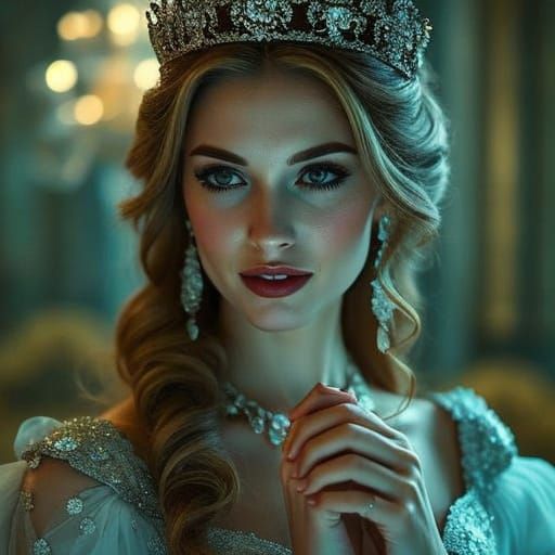 Princess with Diamonds: Cinematic Film Still